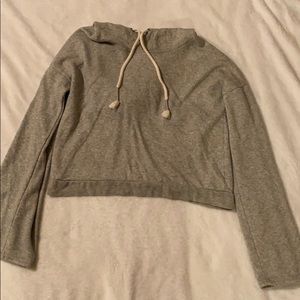 Grey Hoodie with Flair Arms
